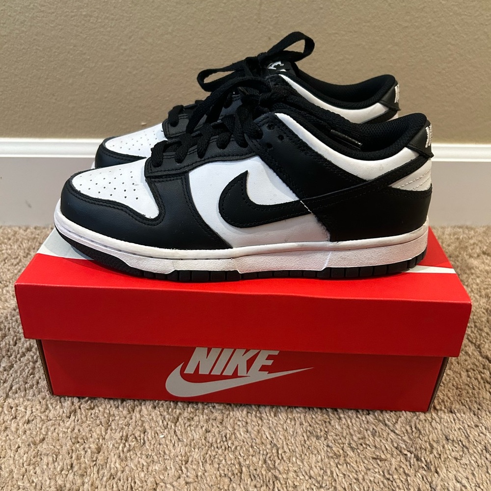 Nike Black and White Low-Top Sneakers